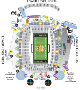 heinz-field-lower-seating-chart-2017 ⋆ Heinz Field in Pittsburgh, PA