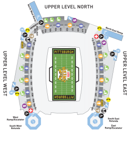 Heinz Field Stadium Chart