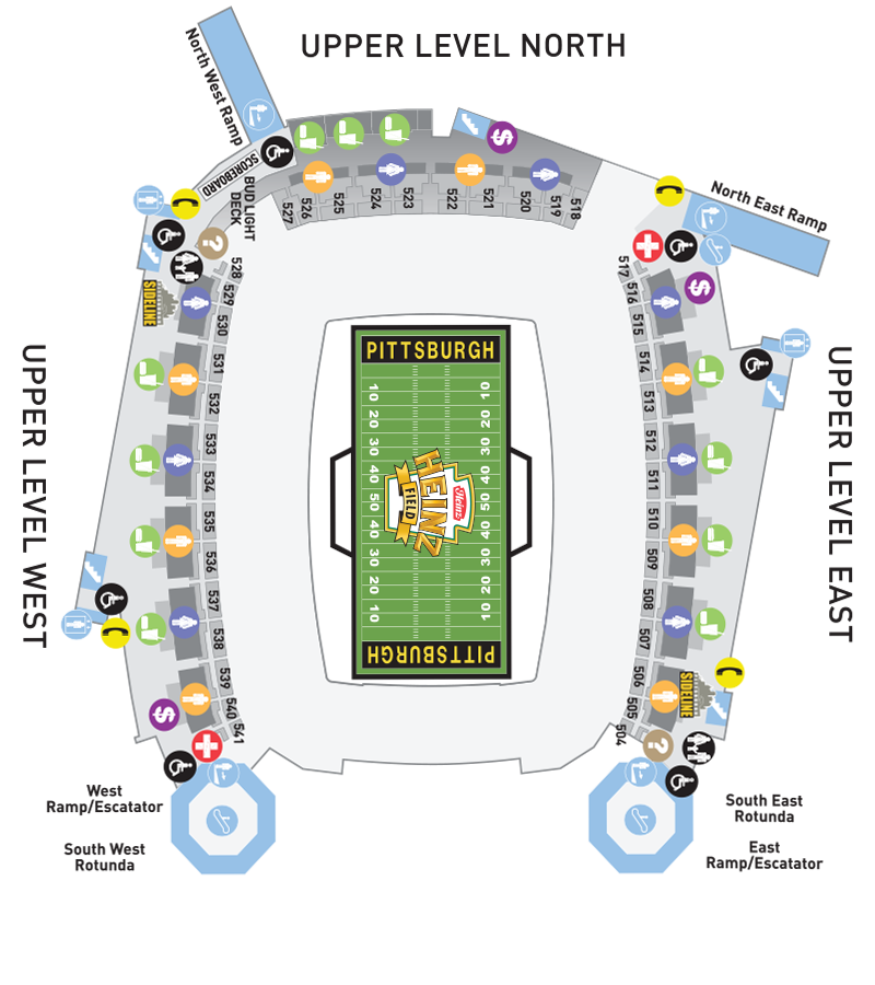 Heinz Field Seating Charts and Stadium Diagrams