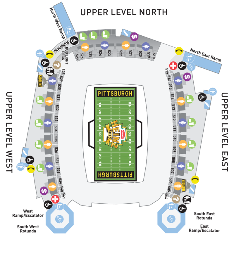 Steelers Heinz Field Seating Chart