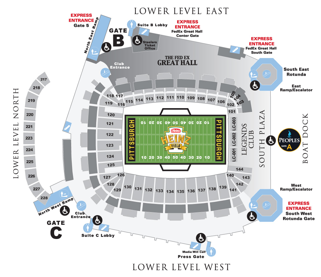 Lowerleveleast ⋆ Heinz Field in Pittsburgh, PA