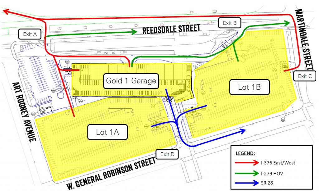 Gold 1B Directions and Instructions - Heinz Field 