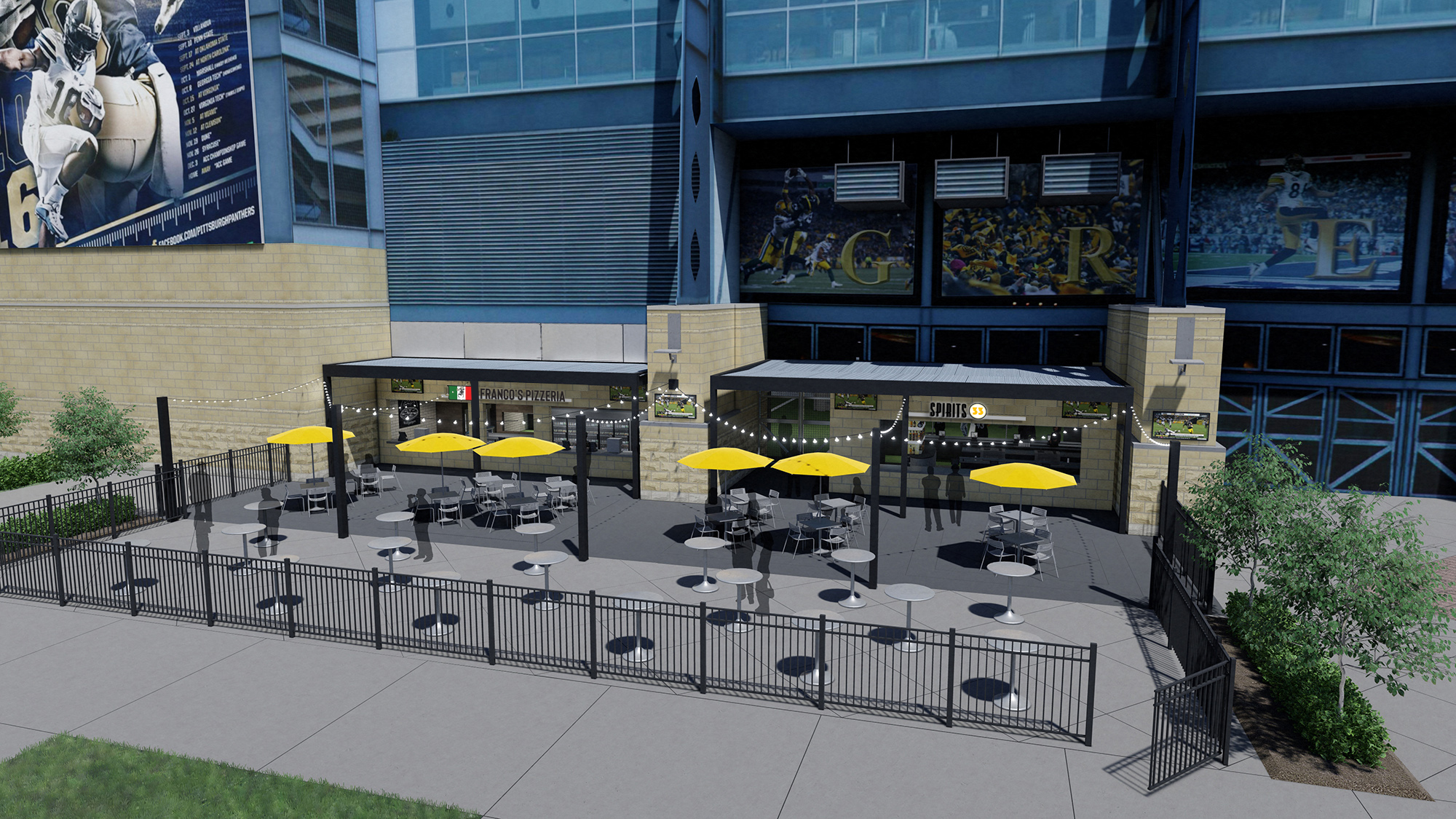 18_6_21_PUB 33 Exterior Rendering Day ⋆ Heinz Field in 