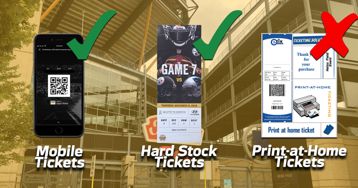 Steelers Panthers Mobile Tickets