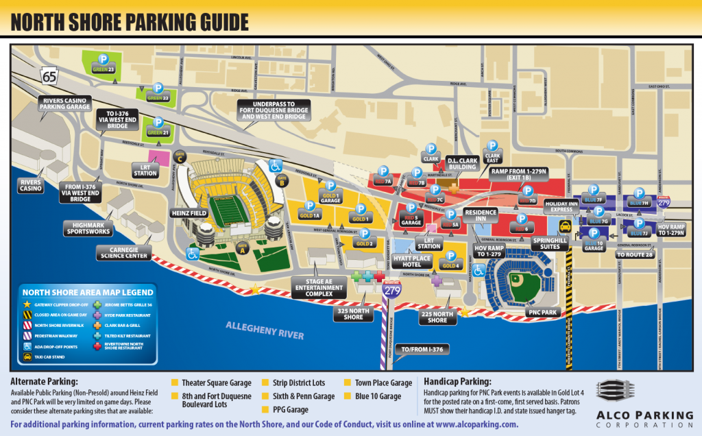Heinz Field North Shore Parking