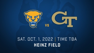 Pitt vs. Georgia Tech Yellow Jackets | Sat. Oct. 1, 2022 | Time TBA | Heinz Field