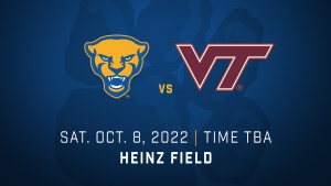 Pitt vs. Virginia Tech Hokies | Sat. Oct. 8, 2022 | Time TBA | Heinz Field